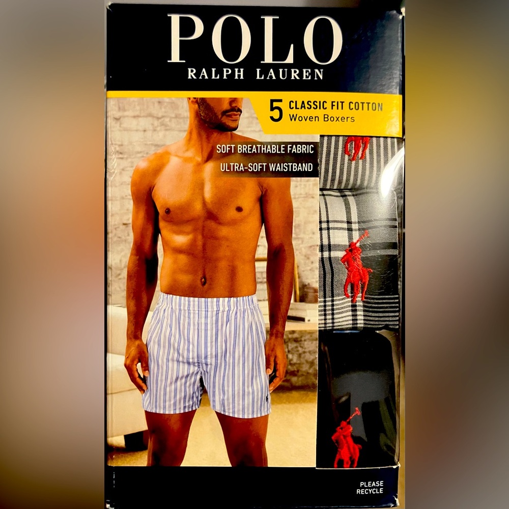 Polo RL Woven Boxers